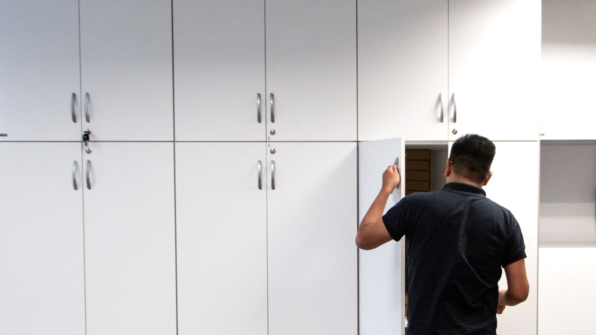 Placard con lockers